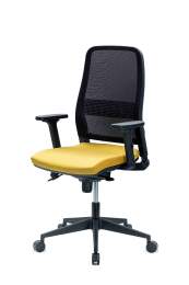 Кресло Титан П черный пластик